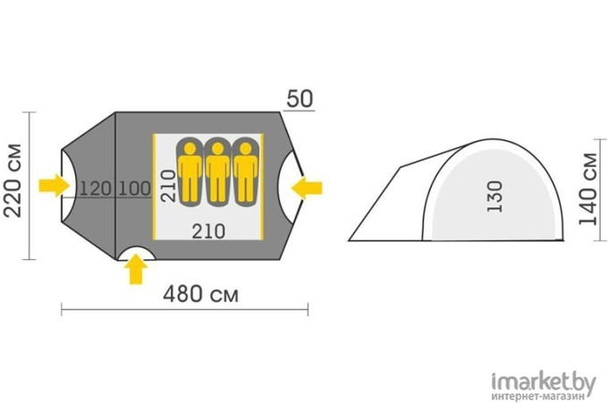 Палатка Talberg Atol 3