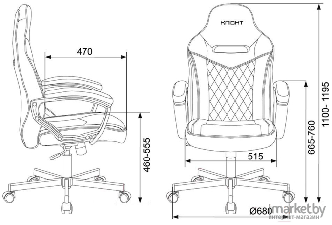 Офисное кресло Бюрократ VIKING 6 KNIGHT Fabric коричневый [VIKING 6 KNIGHT BR]