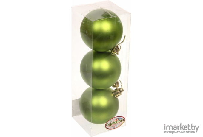 Елочная игрушка Серпантин Новогодние шары 6 см [201-1292]