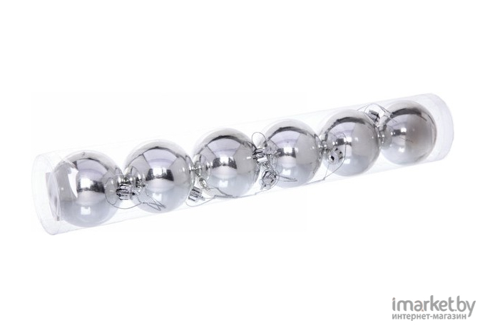 Елочная игрушка Серпантин Новогодние шары 6 см [183-878]