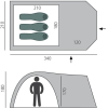 Палатка BTrace Element 3 Green