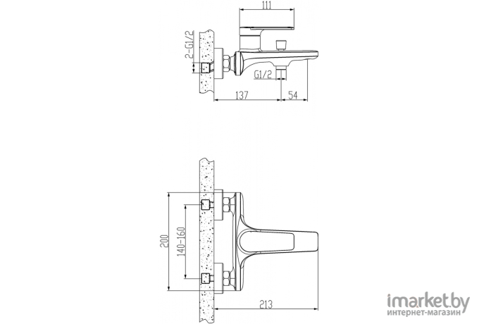 Смеситель Esko Baku BK 54