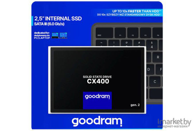 SSD диск GOODRAM 1.0Tb CX400 [SSDPR-CX400-01T-G2]