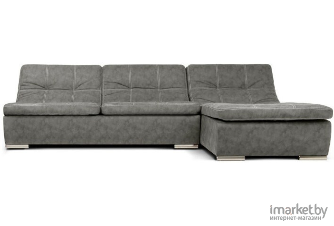 Модульный диван Woodcraft Монреаль-1 Zamsha с механизмом Grey