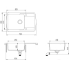 Кухонная мойка Aquasanita Lira SQL 101 710 AW Alba