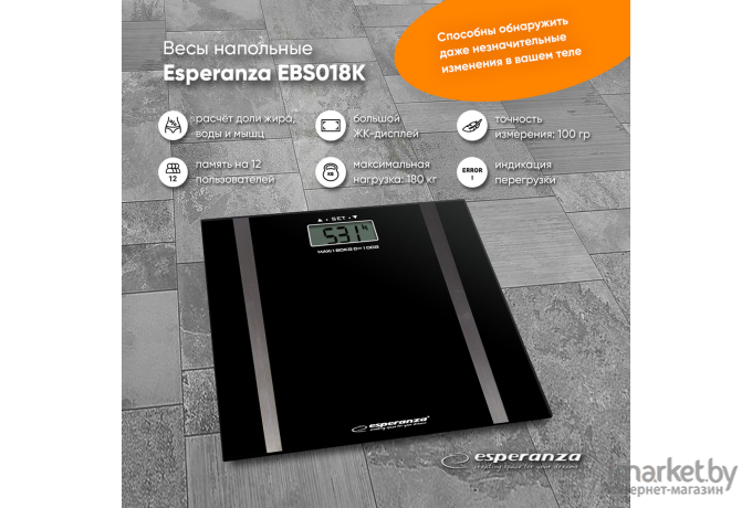 Напольные весы Esperanza EBS018K
