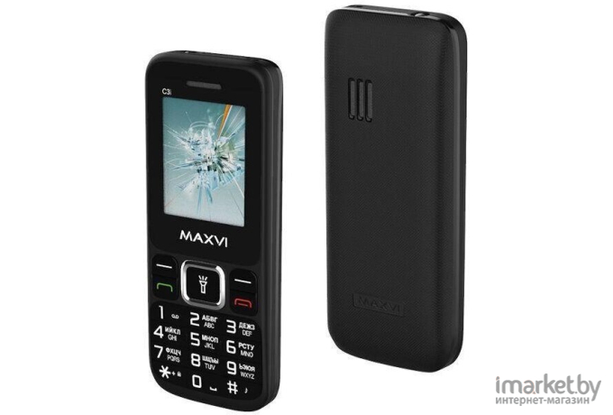 Мобильный телефон Maxvi C3I Black