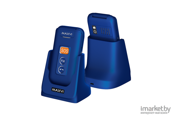 Мобильный телефон Maxvi E5 Blue