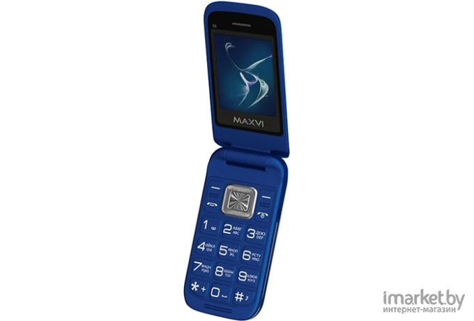 Мобильный телефон Maxvi E5 Blue