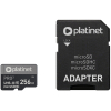 Карта памяти Platinet microSDXC SECURE DIGITAL + ADAPTER SD 256GB class10 UIII A2 90MB [PMMSDX256UIII]