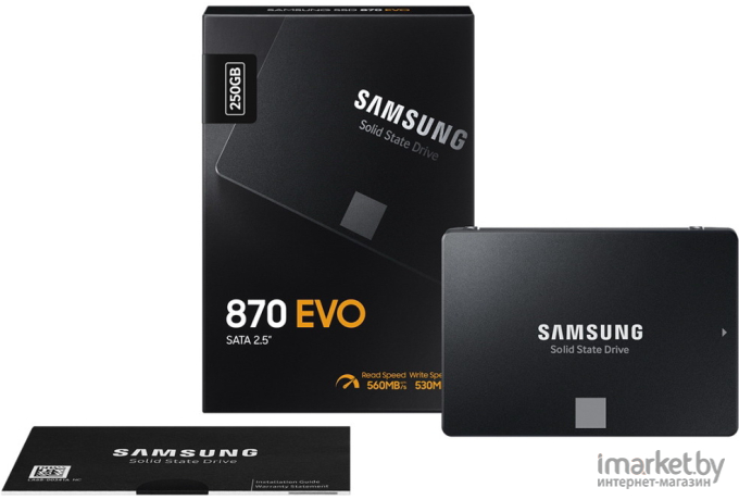 SSD диск Samsung 250Gb 870 EVO [MZ-77E250BW]