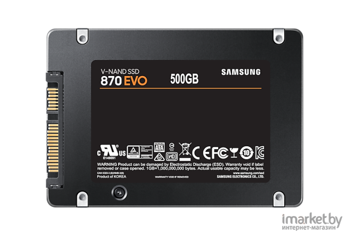 SSD диск Samsung 500Gb 870 EVO [MZ-77E500BW]