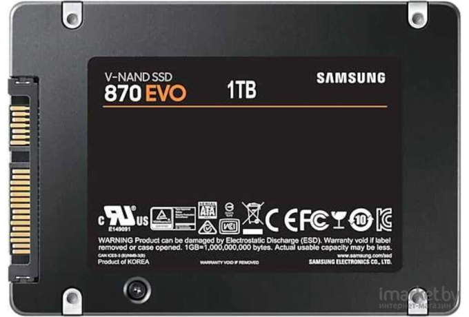 SSD диск Samsung 1.0Tb 870 EVO [MZ-77E1T0BW]