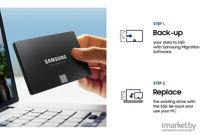 SSD диск Samsung 1.0Tb 870 EVO [MZ-77E1T0BW]