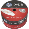 Оптический диск HP DVD-R 4.7Gb 16x  в пленке 50 шт [69303]