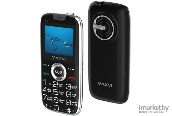 Мобильный телефон Maxvi B10 черный