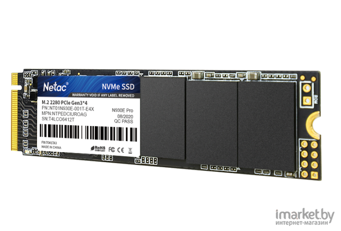 SSD диск Netac M.2 2280 M 1TB N930E PRO [NT01N930E-001T-E4X]