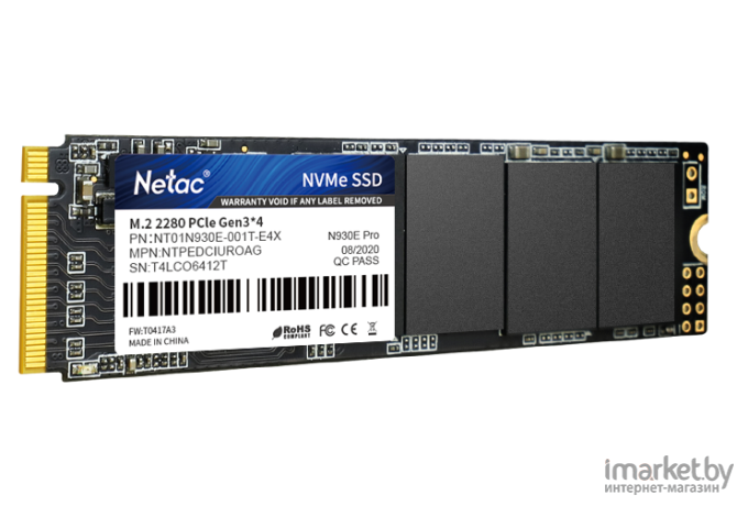 SSD диск Netac M.2 2280 M 1TB N930E PRO [NT01N930E-001T-E4X]