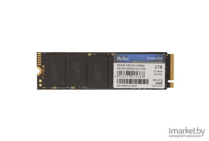 SSD диск Netac M.2 2280 M 1TB N930E PRO [NT01N930E-001T-E4X]