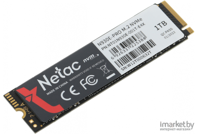 SSD диск Netac M.2 2280 M 1TB N930E PRO [NT01N930E-001T-E4X]