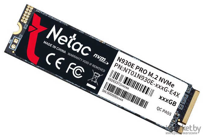 SSD диск Netac M.2 2280 M 1TB N930E PRO [NT01N930E-001T-E4X]