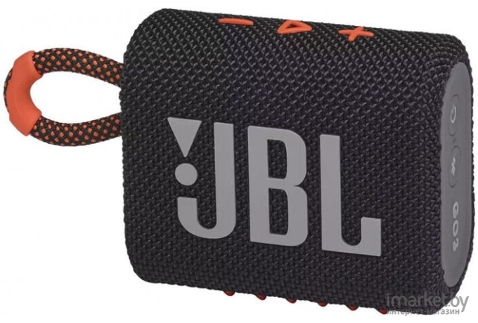 Портативная акустика JBL Go 3 [JBLGO3BLKO]