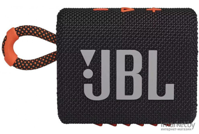 Портативная акустика JBL Go 3 [JBLGO3BLKO]