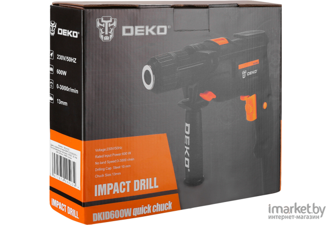 Электродрель Deko DKID600W [063-4162]