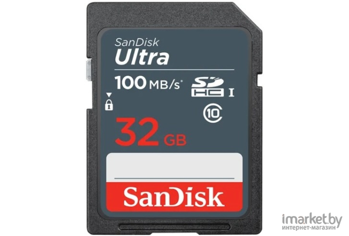 Карта памяти SanDisk SDHC 32GB UHS- [SDSDUNR-032G-GN3IN]