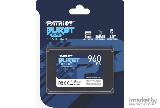 SSD диск Patriot 960GB [PBE960GS25SSDR]