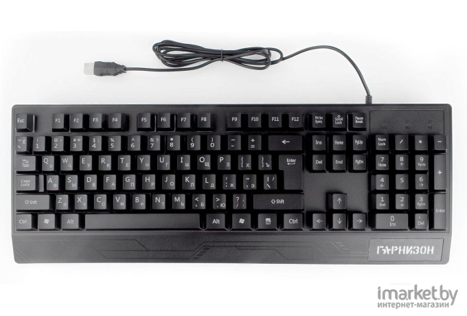 Клавиатура Гарнизон GK-210G черный