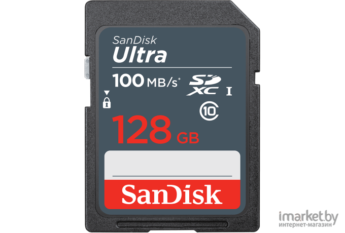 Карта памяти SanDisk SDXC 128GB UHS-I [SDSDUNR-128G-GN3IN]