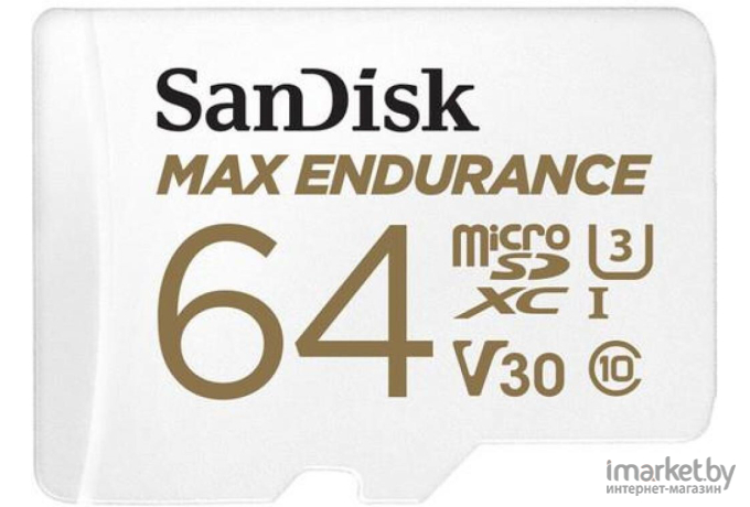 Карта памяти SanDisk MICRO SDHC 64GB [SDSQQVR-064G-GN6IA]