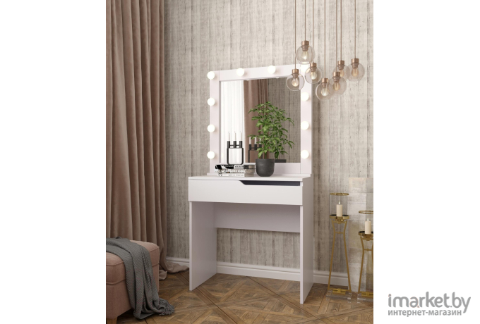 Туалетный столик Мир Мебели с зеркалом SV-13 с подсветкой