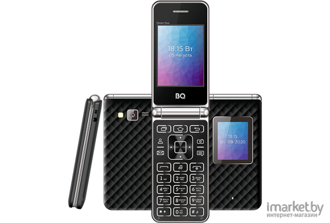 Мобильный телефон BQ-Mobile BQ 2446 Dream Duo Black [86188686]