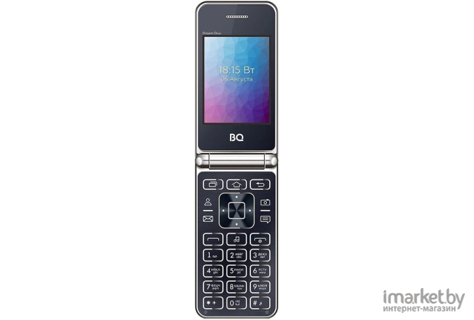 Мобильный телефон BQ-Mobile BQ 2446 Dream Duo Black [86188686]