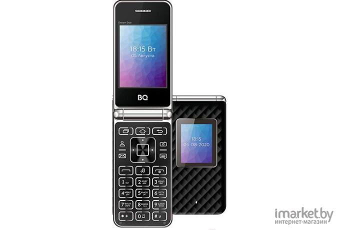 Мобильный телефон BQ-Mobile BQ 2446 Dream Duo Black [86188686]