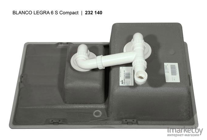 Кухонная мойка Blanco LEGRA 6 S COMPACT белый [521304]