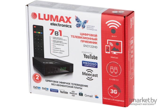 Приемник цифрового ТВ Lumax DV2122HD