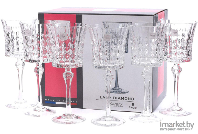 Набор бокалов для вина Eclat Lady Diamond L9744