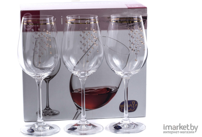 Набор бокалов для вина Bohemia Viola 40729/Q9104/350