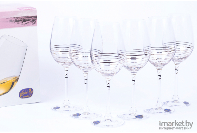 Набор бокалов для вина Bohemia Viola 40729/M8434/450