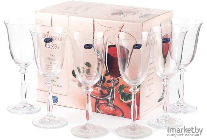 Набор бокалов для вина Bohemia Angela 40600/350 [40600/350]