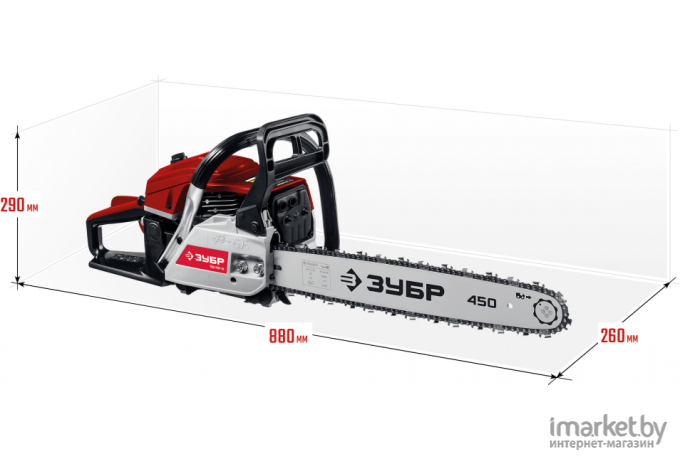 Бензопила Зубр ПБЦ-М52-45