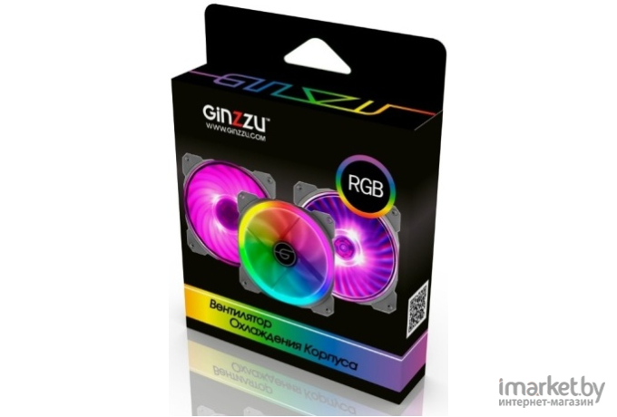 Система охлаждения Ginzzu RGB 12DR4 S