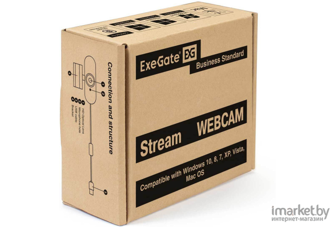 Web-камера ExeGate Stream C940 2K T-Tripod [EX287380RUS]