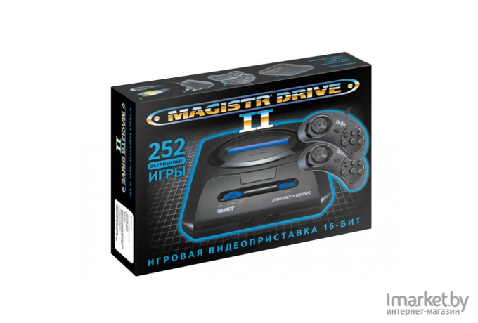 Игровая приставка SEGA Magistr Drive 2 252 игры 16 bit ConSkDn98 [SMD2-252]