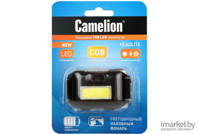 Фонарь налобный Camelion LED5355 [Э13748]