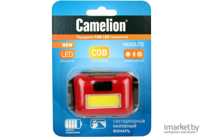 Фонарь налобный Camelion LED5355 [Э13748]