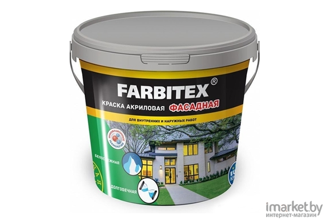 Краска Farbitex Фасадная 25 кг